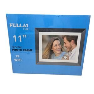 NEW Fullja 11" Digital Photo Frame Wifi Sharing 16GB Video Family